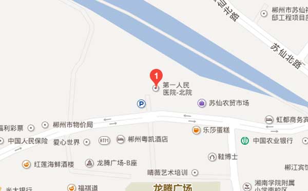 郴州市少年儿童医院所在位置